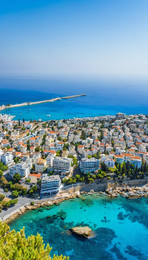 Homes in Kyrenia near the beach