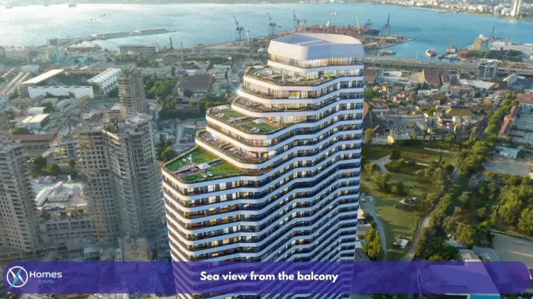 Luxurious Penthouse in Alsancak - Balcony
