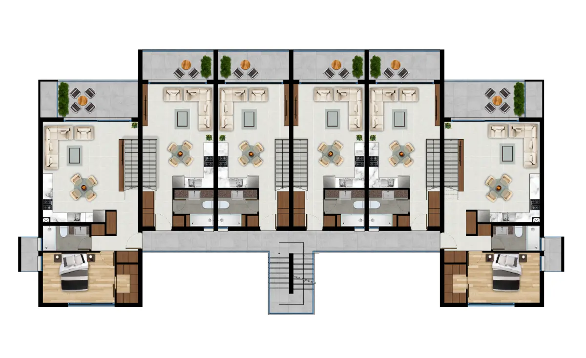 Brise De Mer - First Floor Loft Apartments