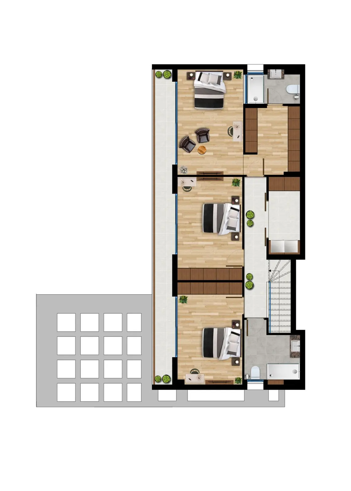 Vavilia Serenity - Тype B 4+1 First floor