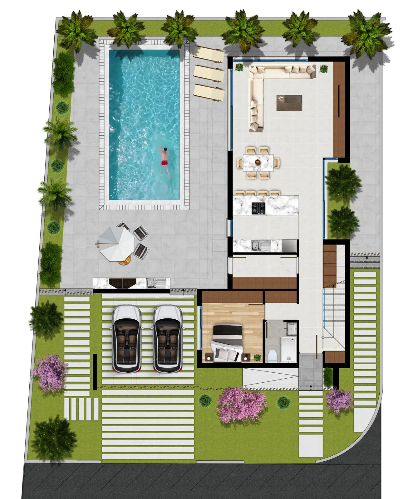 Vavilia Serenity - Тype B 4+1 Ground floor